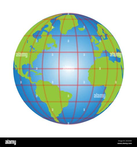 Lines Of Latitude And Longitude Labeled