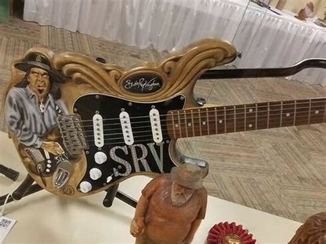 SRV Carved Guitar : Soulful Soloist Turned Serial Killer - Guitar Fail