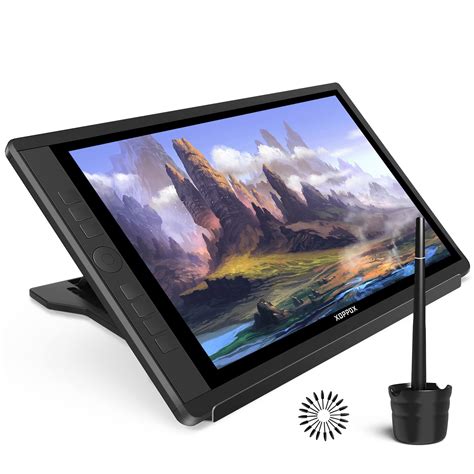 Drawing Tablet with Screen,15.6'' XOPPOX Graphics Drawing Monitor Pen ...