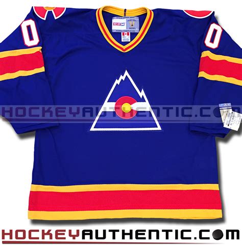 ANY NAME AND NUMBER COLORADO ROCKIES CCM VINTAGE REPLICA NHL JERSEY ...