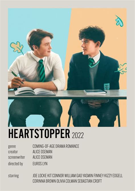 heartstopper minimalist poster in 2022 | Indie movie posters, Movie ...