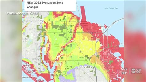 Pinellas County updates hurricane evacuation zones