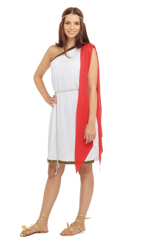 Womens Toga Ladies Adult Costume Female Halloween - Walmart.com