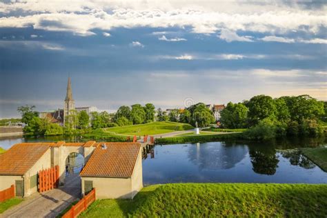 Pond in the Churchill Park, Copenhagen Stock Image - Image of travel ...