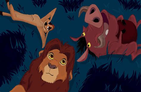 Timon, Pumba and Simba by Elendar89 on DeviantArt