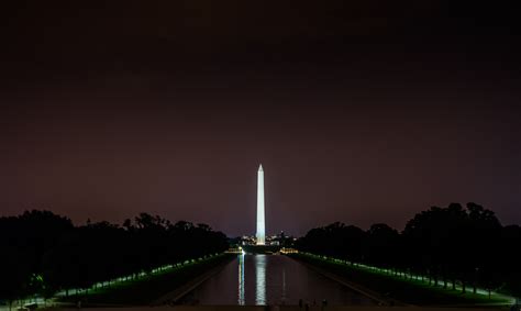 Washington Monument at Night | Andy's Travel Blog