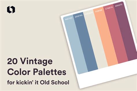 20 Vintage Color Palettes for Kickin’ it Old School | Looka