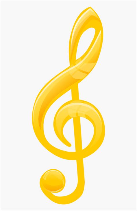 Gold Music Note Clipart , Png Download - Gold Music Note Png ...