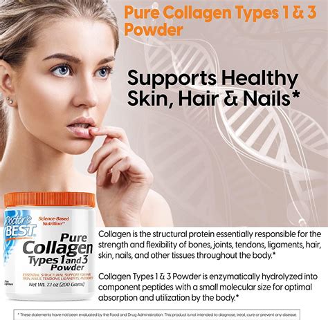 Doctor's Best Pure Collagen Types 1 & 3 Powder 7.1 oz - Boost Joint ...