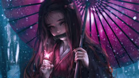 Download All Anime Nezuko Kamado Wallpaper | Wallpapers.com