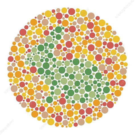 colour blindness test chart illustration stock image c0497565 - colour ...