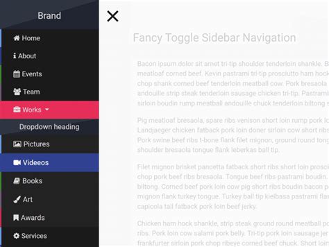 Bootstrap 5 Sidebar Menu with Submenu Collapse/Hover Tutorial Demo ...