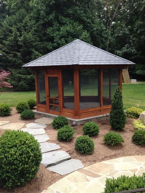 20+ Screened Gazebo Designs and Ideas | Modern gazebo, Garden gazebo ...