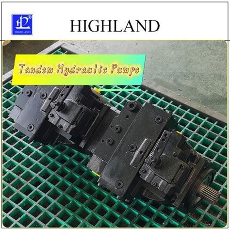 Tandem Hydraulic Pumps with Variable Displacement for Mobile Equipment