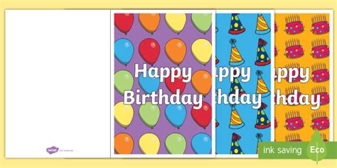 Birthday Card Template Word Free - 10 Birthday Card Templates For Ms ...