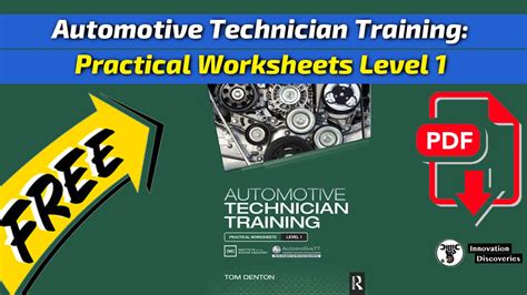 Automotive Technician Training: Practical Worksheets Level 1