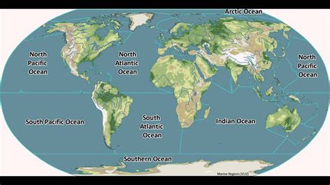 Learn 5 Oceans of the Earth ~ Quick Guide - YouTube