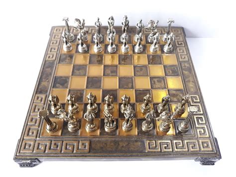 32 pcs Ancient Persian Metal Chess Set, Hobbies & Toys, Toys & Games on ...