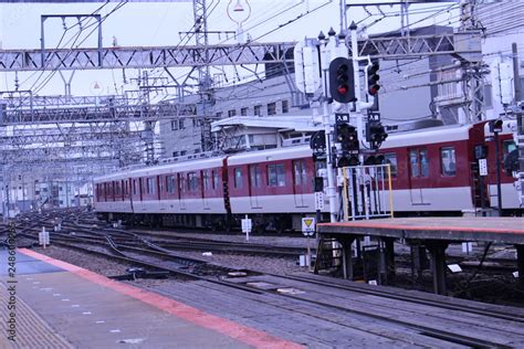 A train running in Japan. Kintetsu train Stock Photo | Adobe Stock