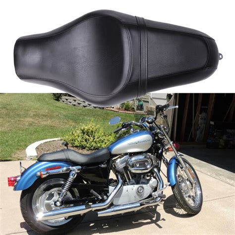 Two up Driver Passenger Seat For Harley Sportster 883 Custom XL1200C ...