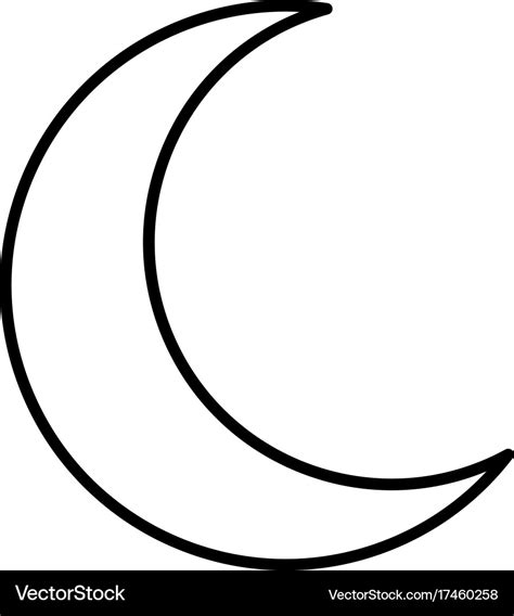 Crescent Moon Template