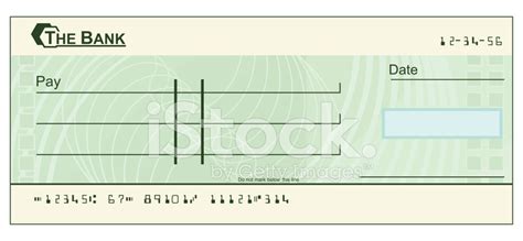 Blank Cheque Illustration Stock Photo | Royalty-Free | FreeImages