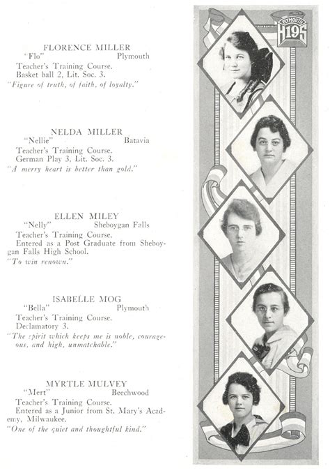 1919 Plymouth High School Yearbook