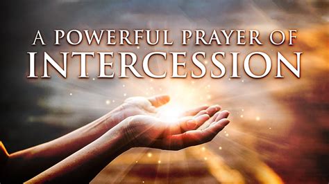 A Powerful Prayer Of Intercession - YouTube