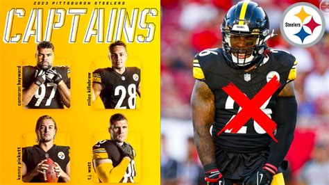 Pittsburgh Steelers ANNOUNCE Team Captains & REVEAL New Jersey Numbers ...