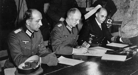 Nazi Germany surrenders, May 7, 1945 - POLITICO