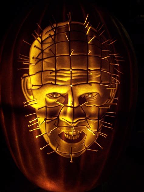 Image detail for -SCARY HALLOWEEN - PINHEAD PUMPKIN! | Halloween ...