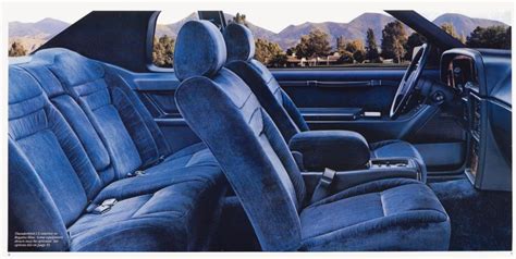 Car Interiors • 1987 Ford Thunderbird | Ford thunderbird, Thunderbird ...