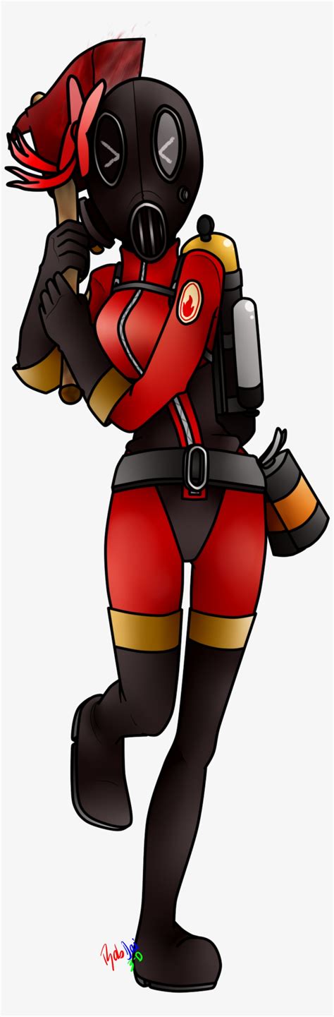 Author Comments - Tf2 Pyro Fan Art - Free Transparent PNG Download - PNGkey