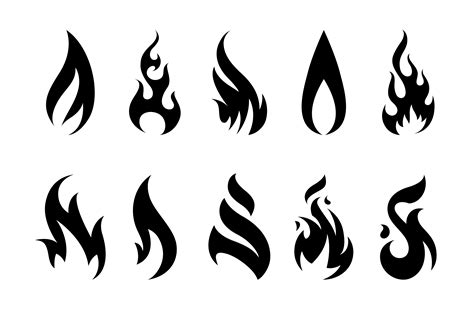 Vector Fire Icons 331853 Vector Art at Vecteezy