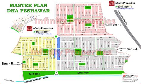 DHA Peshawar Latest maps - Infinity Properties