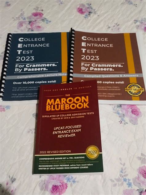 Maroon Bluebook and CET 2023 Reviewers on Carousell