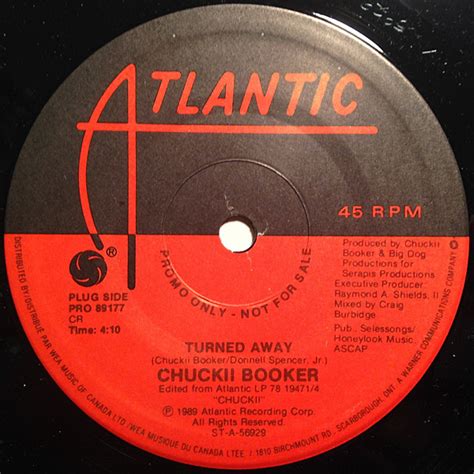 Chuckii Booker – Turned Away (1989, Vinyl) - Discogs