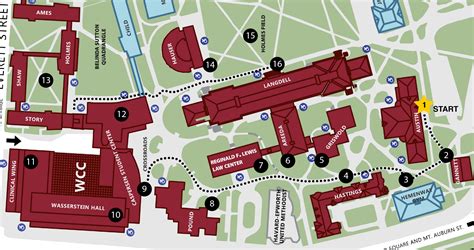 Harvard University Campus Map 2022