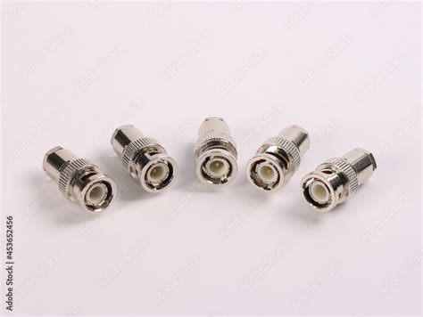 BNC-connector for a coaxial cable for a video surveillance system ...