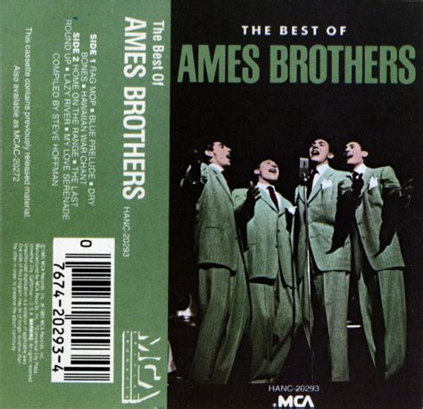 The Ames Brothers - The Best Of Ames Brothers (1985, Cassette) | Discogs