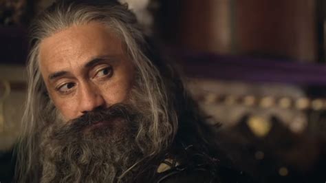 Taika Waititi says wearing Blackbeard's facial hair was "very annoying ...