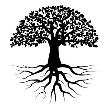 Family Tree Clip Art Black And White