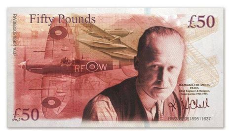 Petition · Historic New £50 Note Design - R J Mitchell, Designer of the ...