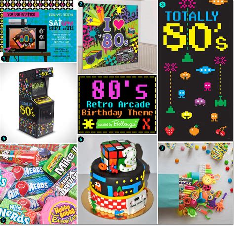 80s Retro Arcade Birthday Theme: Totally Cool Ideas! - Unique Party ...