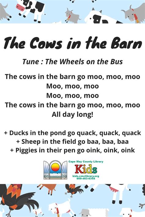 Farm Storytime Rhyme | Kindergarten songs, Classroom songs, School songs