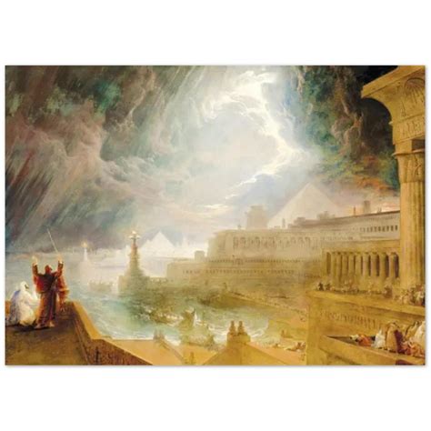 Seventh Plague of Egypt Biblical Poster Premium Quality Delivered at ...