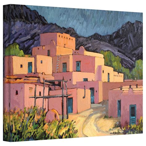 ArtWall Taos Pueblo - Wrapped Canvas Print | Wayfair | Taos pueblo ...