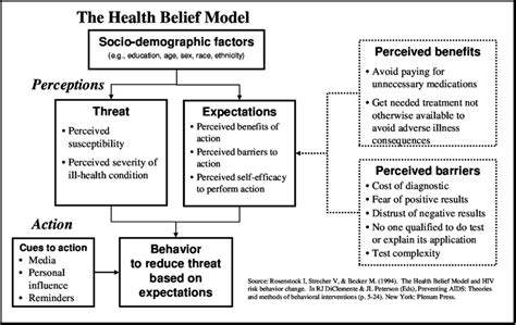 Adapted Health Belief Model | Download Scientific Diagram