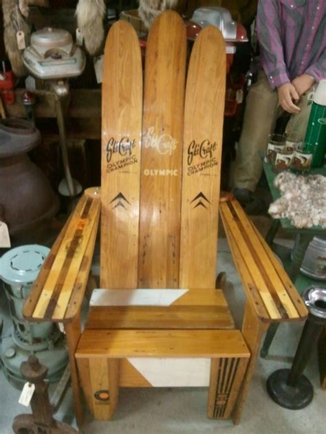 Another Repurposed/Upcycled Adirondack Style Water Ski Chair... love ...