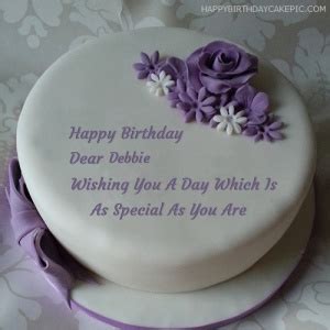 Debbie Happy Birthday Cakes Pics Gallery